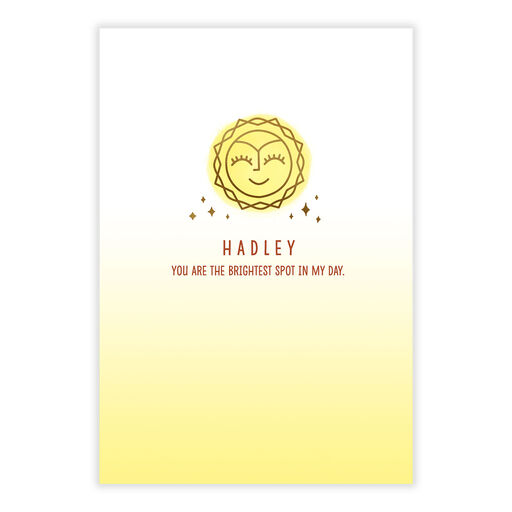 Smiling Sun Thinking of You Card