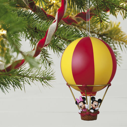 Disney Mickey and Minnie High Flying Friends Hot Air Balloon Ornament, 