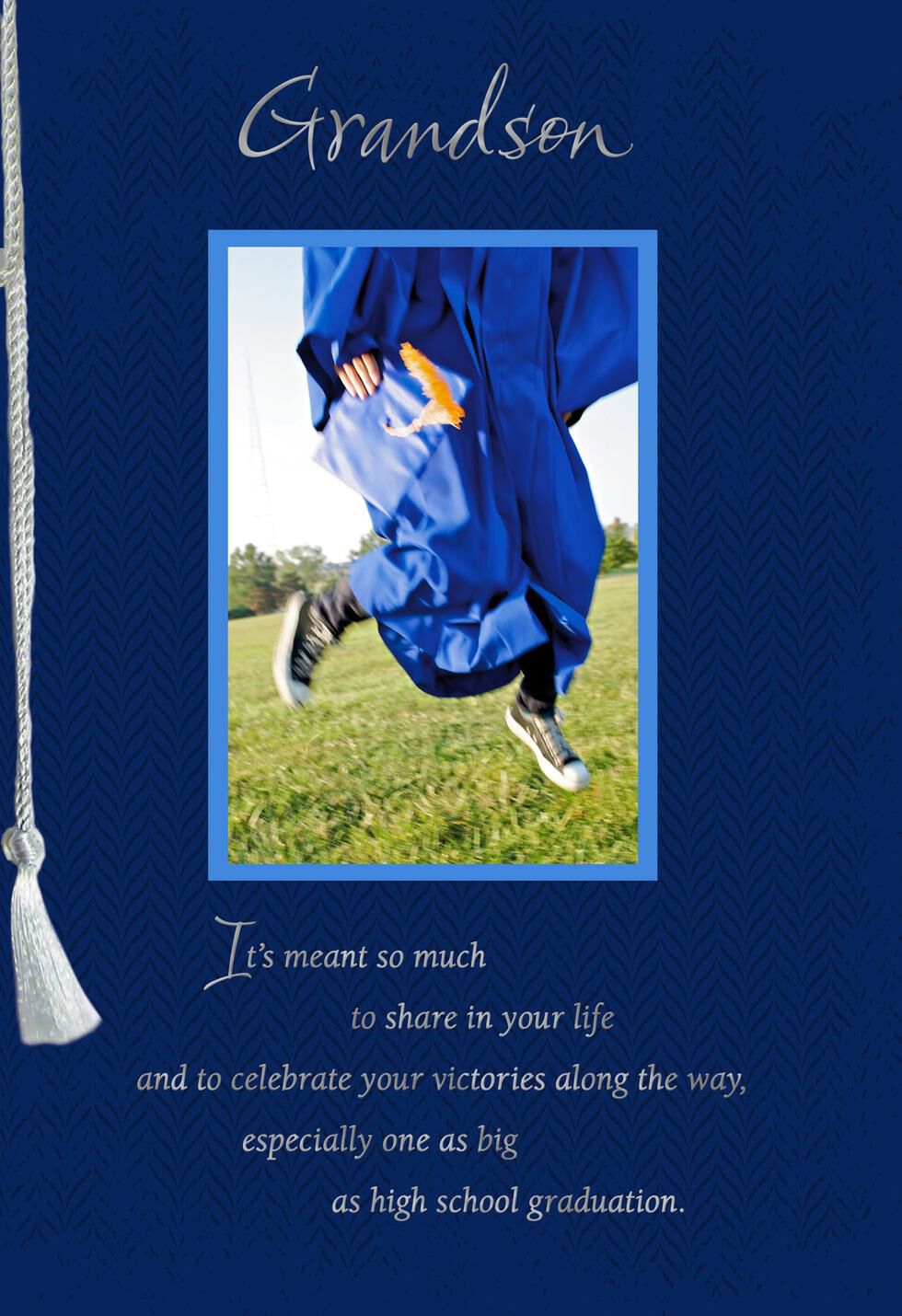 Jumping for Joy Graduation Card for Grandson - Greeting Cards - Hallmark