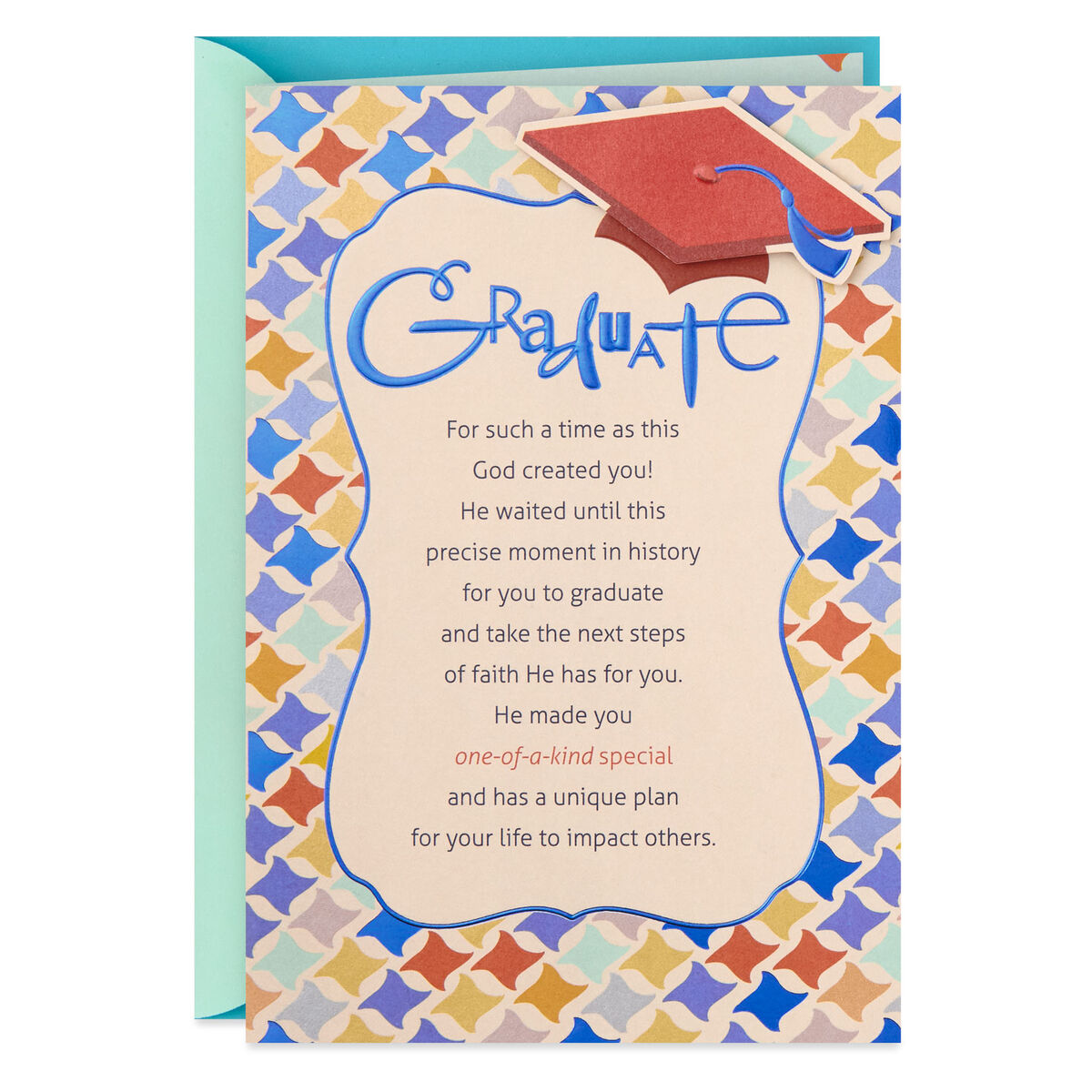 Geometric Religious Graduation Card - Greeting Cards - Hallmark