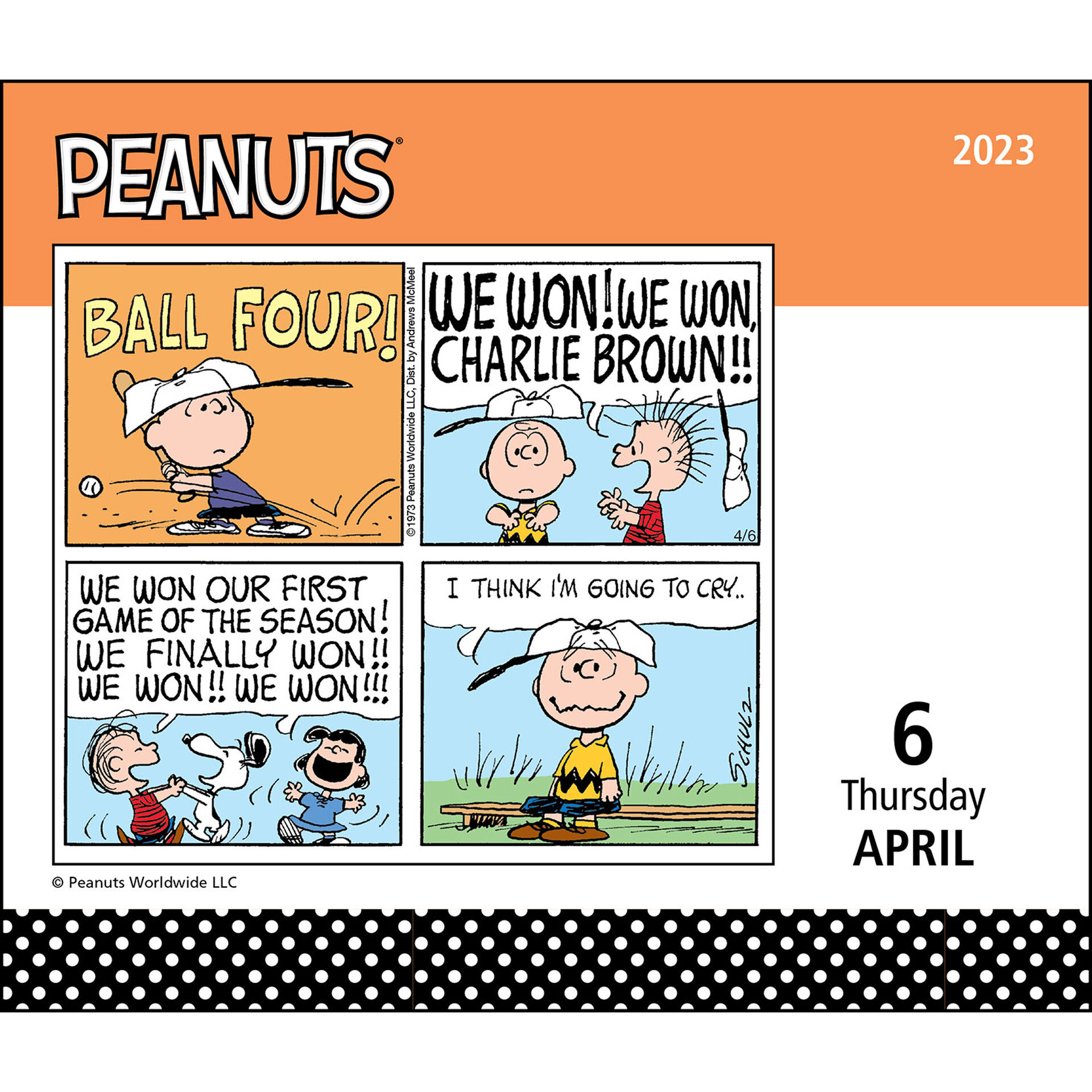 Peanuts 2023 Daily Desktop Calendar Calendars & Planners Hallmark