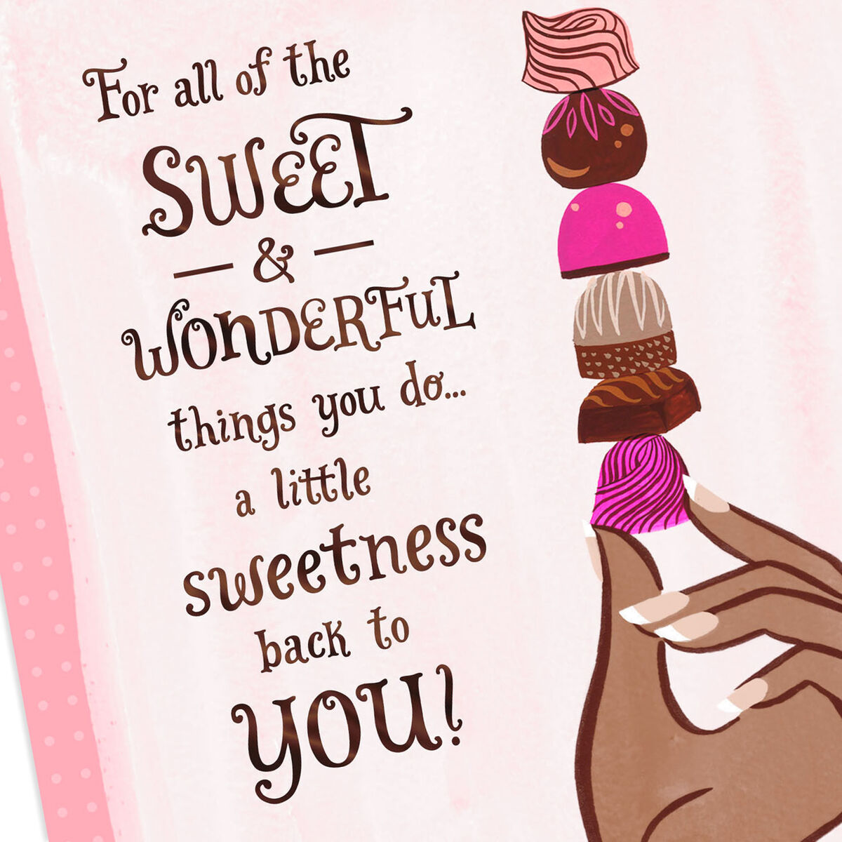 Chocolate Candy Thank You Card Greeting Cards Hallmark