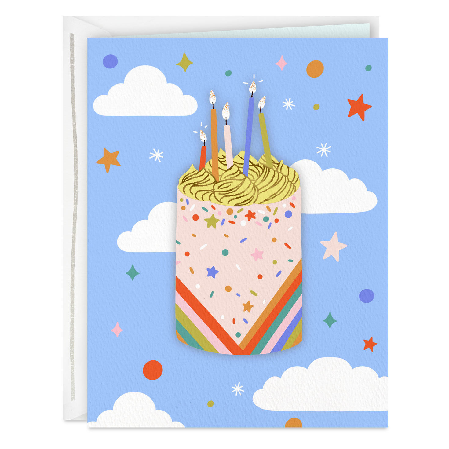 Classic Cake and Candle Vibes Birthday Card for only USD 3.99 | Hallmark