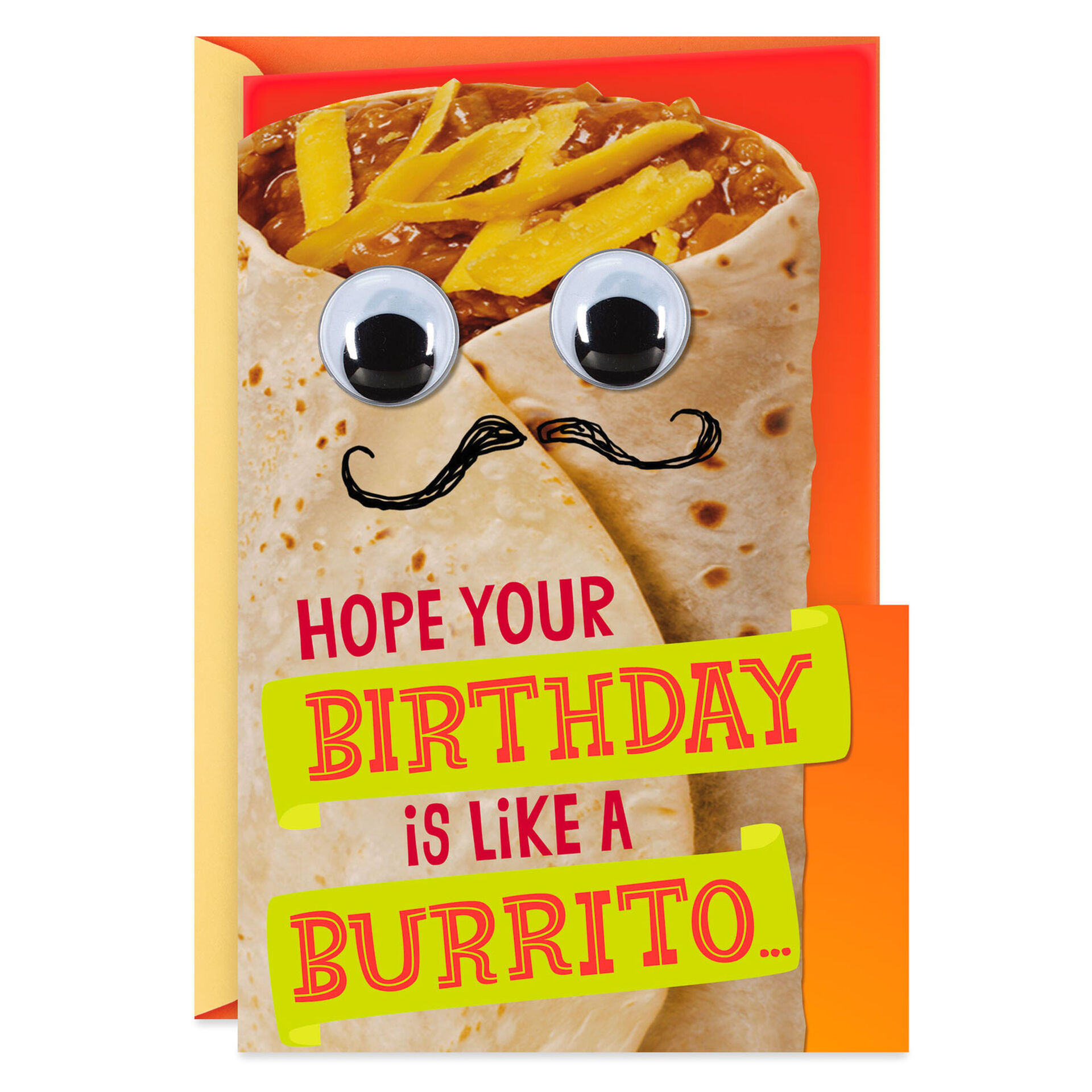 Burrito With Googly Eyes Birthday Card Greeting Cards Hallmark