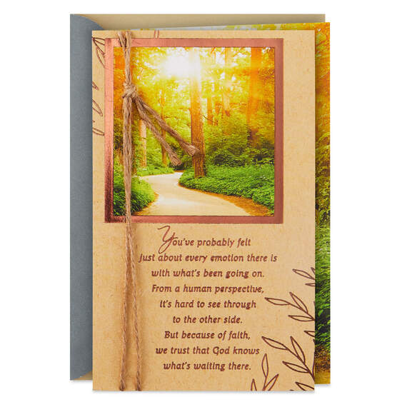 God Will Not Leave You Alone Religious Encouragement Card, , large image number 1