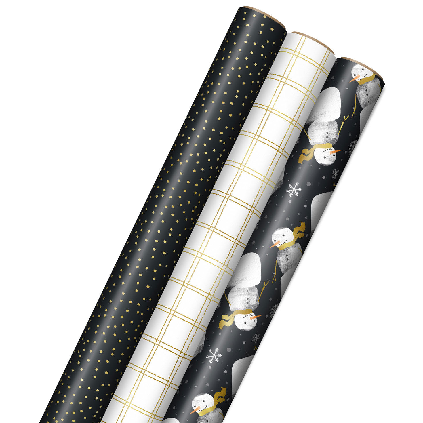 Modern Merry Multi-Pack Premium Wrapping Paper, Christmas, FSC Paper, 30,  120 sq ft, by Holiday Time