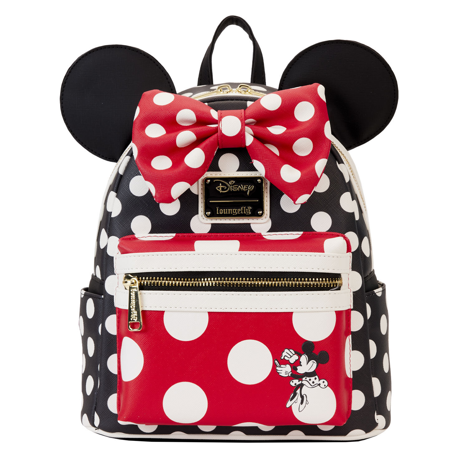 Loungefly x Disney Mickey Minnie Donald Daisy Mini Backpack Handbag White |  Catherines