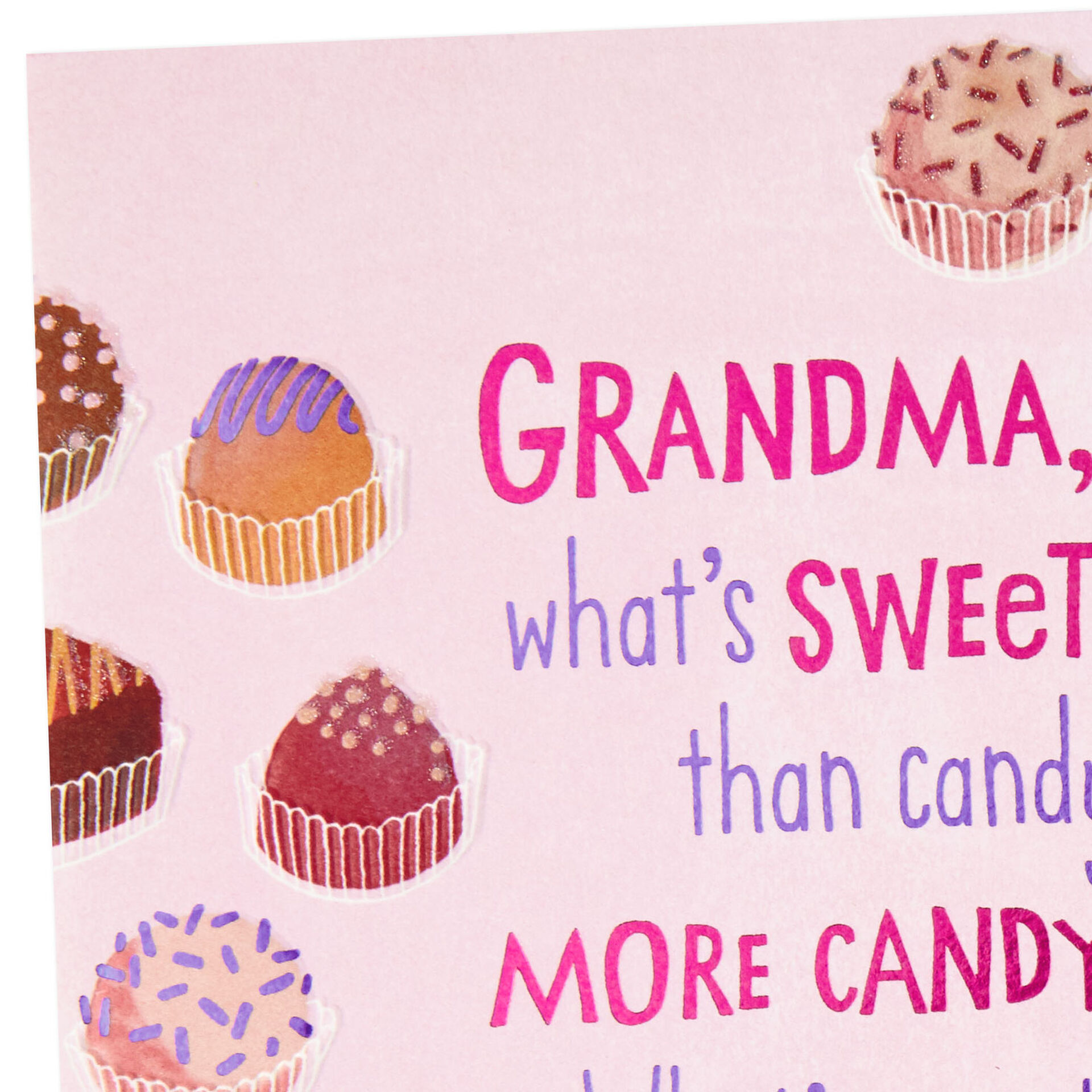 Sweeter Than Candy Valentine s Day Card For Grandma Greeting Cards