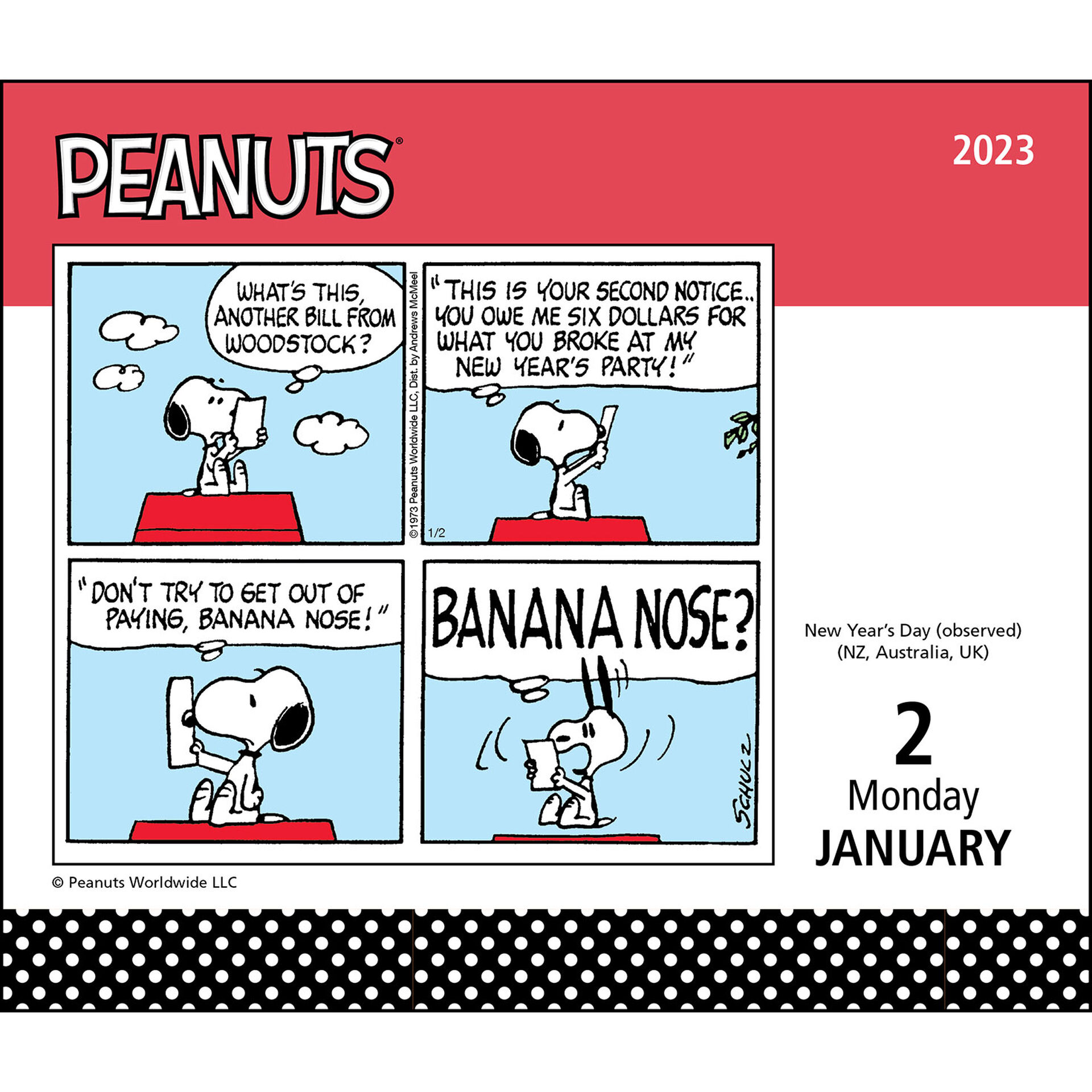 Peanuts 2023 Daily Desktop Calendar Calendars & Planners Hallmark