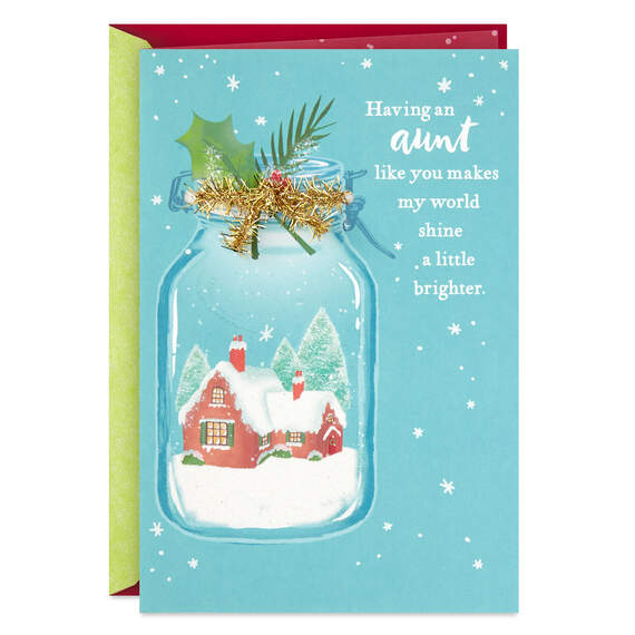 You're a Gift Christmas Card for Aunt, , large image number 1