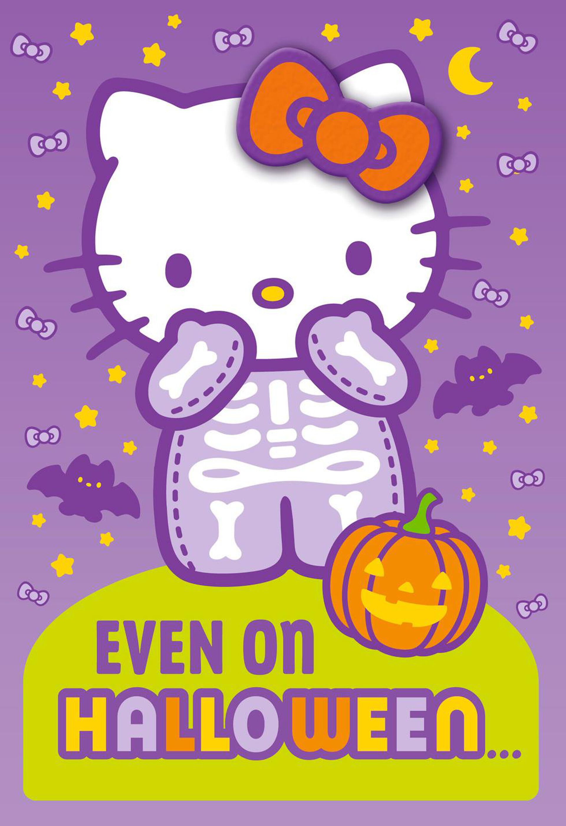 Hello Kitty Cute Is Always In Style Halloween Card With Barrette Greeting Cards Hallmark