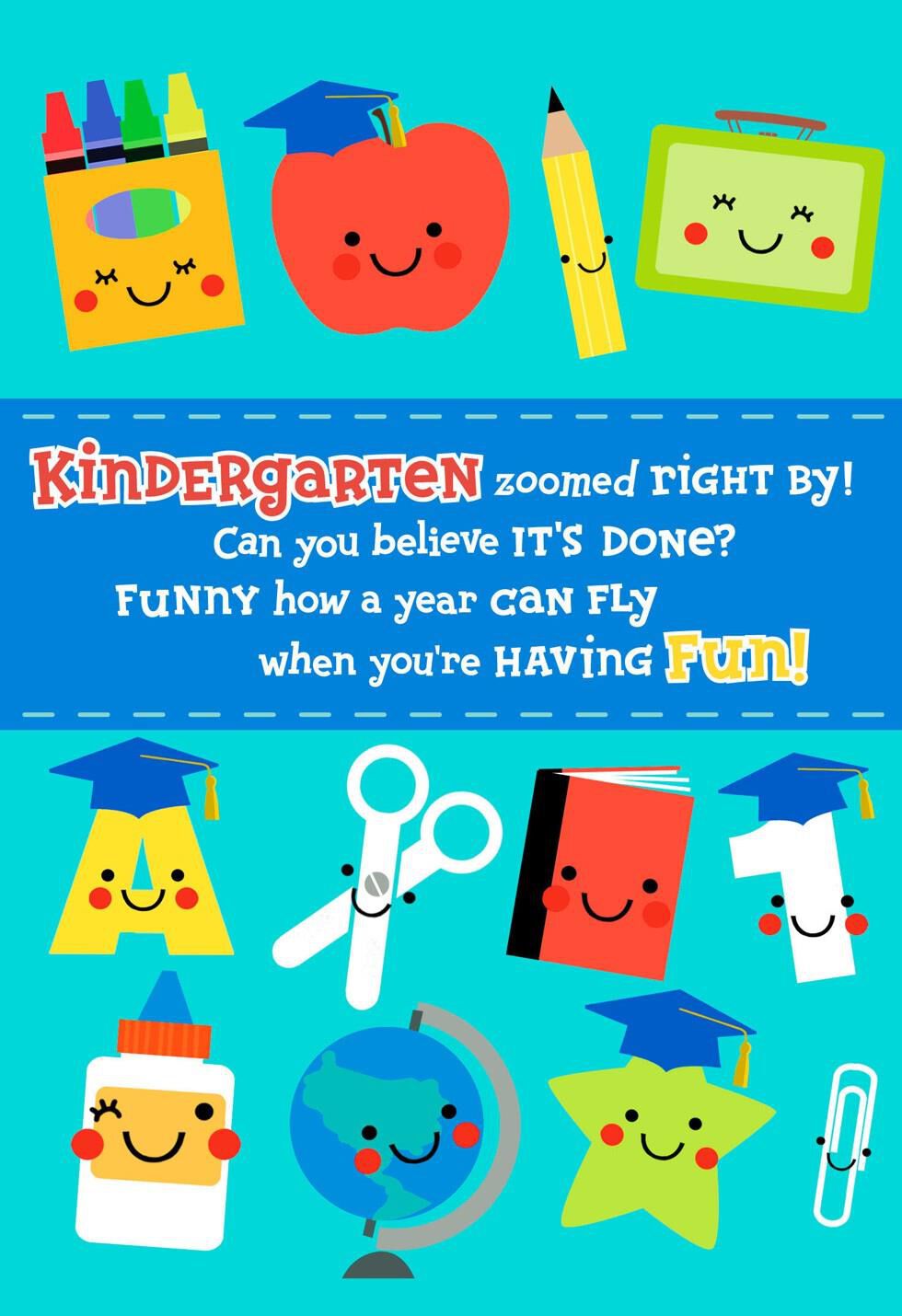free printable kindergarten graduation cards