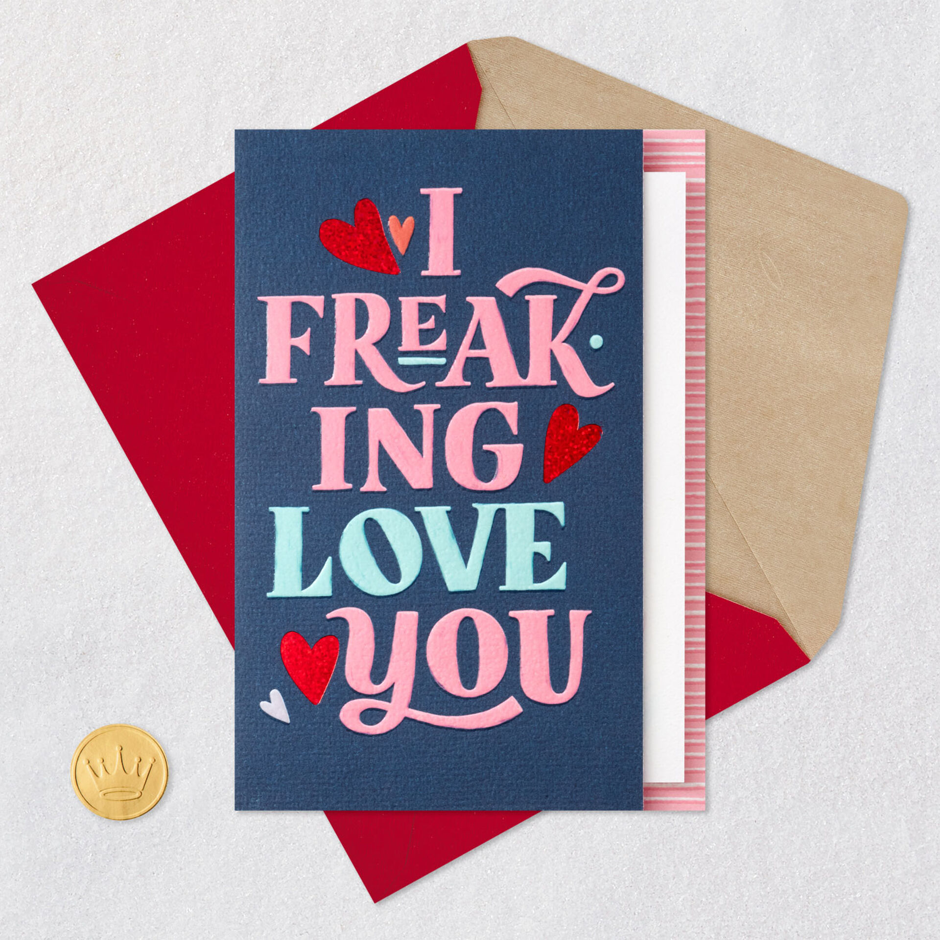 I Freaking Love You Valentines Day Card Greeting Cards Hallmark 