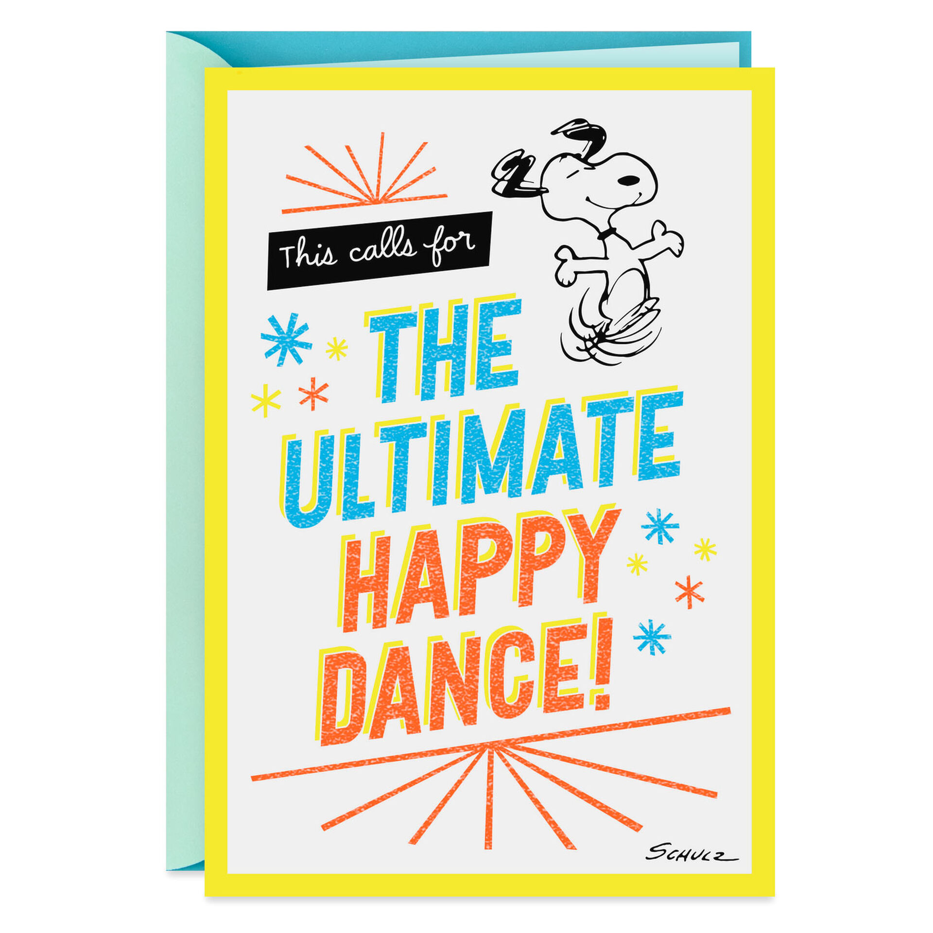 Peanuts Snoopy Happy Dance Congratulations Card Greeting Cards Hallmark
