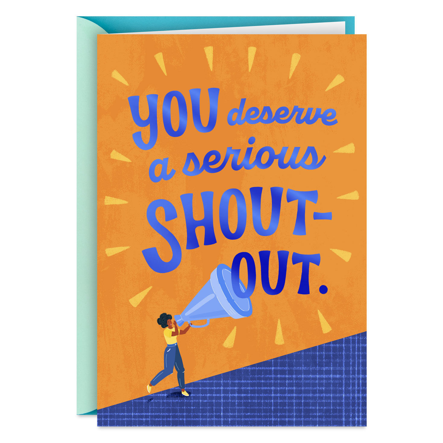 You Deserve a Shout-Out Thank-You Card