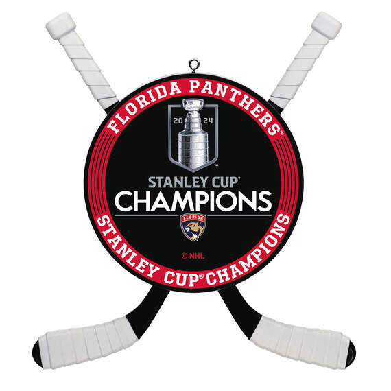 NHL Florida Panthers™ 2024 Stanley Cup® Champions Hockey Ornament