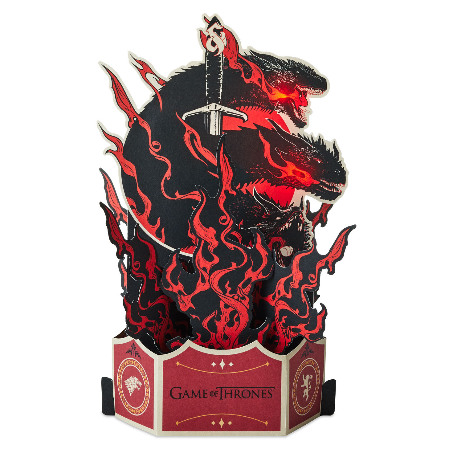 Game of Thrones™ Legend 3D Pop-Up Musical Card With Light