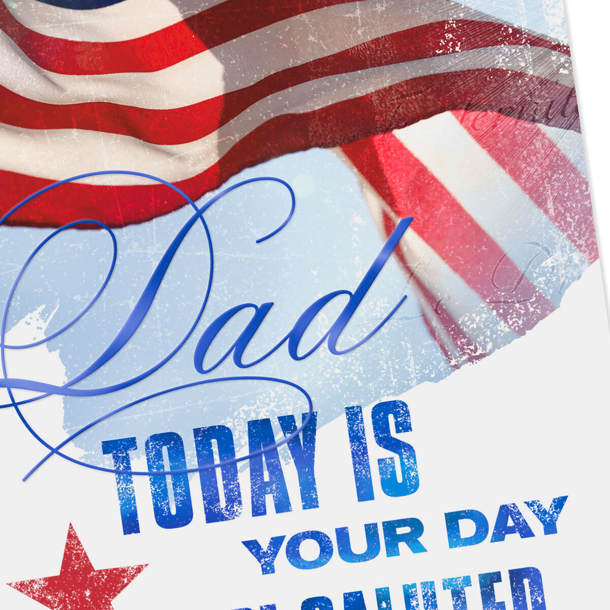 We Salute You Veterans Day Card for Dad - Greeting Cards - Hallmark