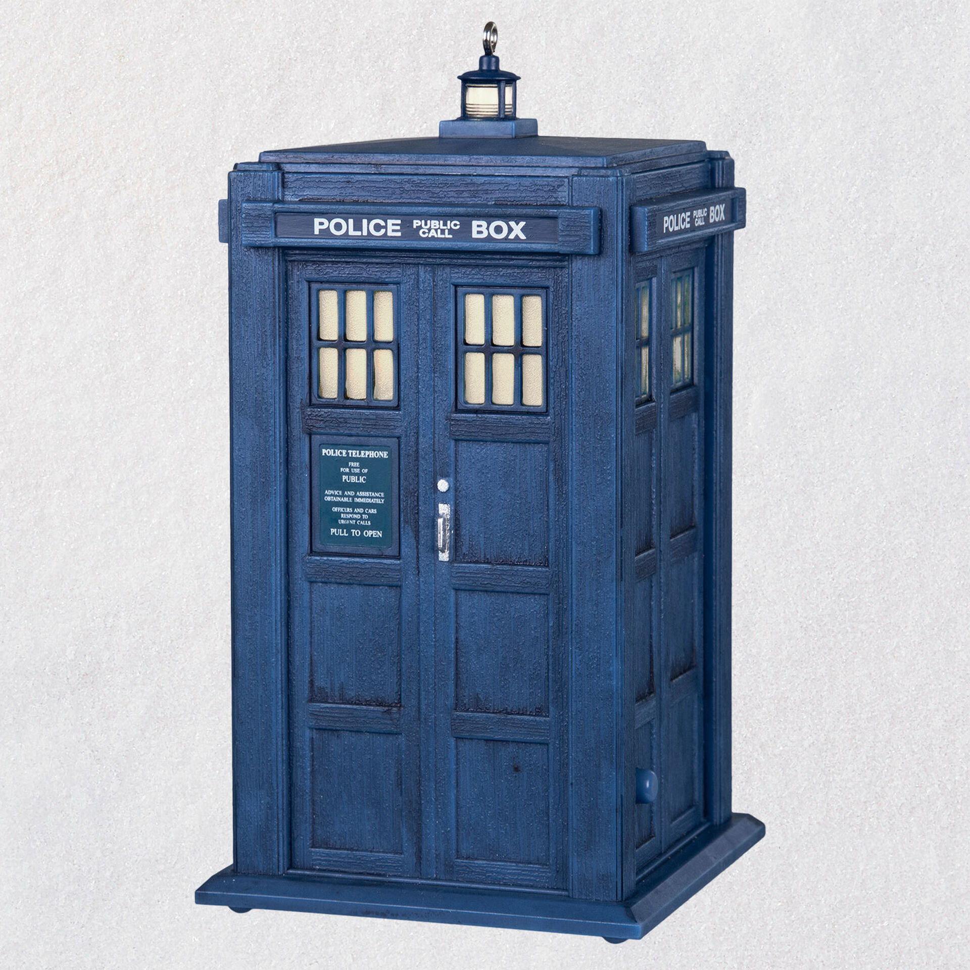 Doctor Who TARDIS Ornament With Light and Sound Keepsake Ornaments