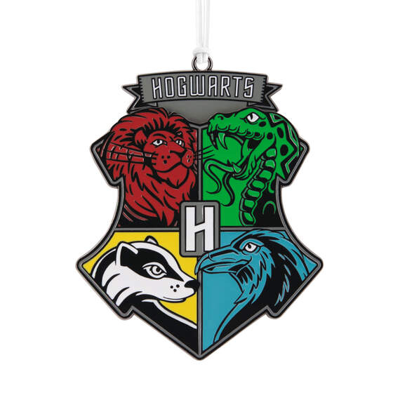 Harry Potter™ Hogwarts™ Crest Moving Metal Hallmark Ornament