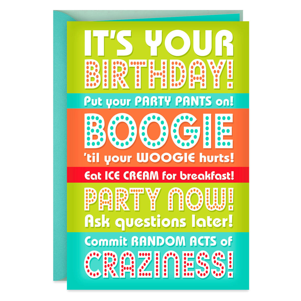 Boogie Woogie Party Musical Birthday Card - Greeting Cards - Hallmark