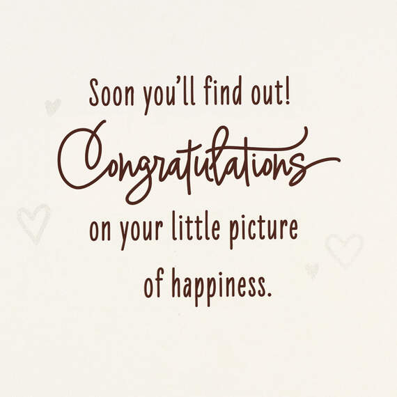 Your Little Picture of Happiness New Baby Card, , large image number 2