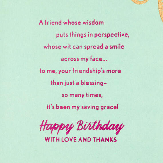 Your Friendship Is a Blessing Birthday Card - Greeting Cards | Hallmark