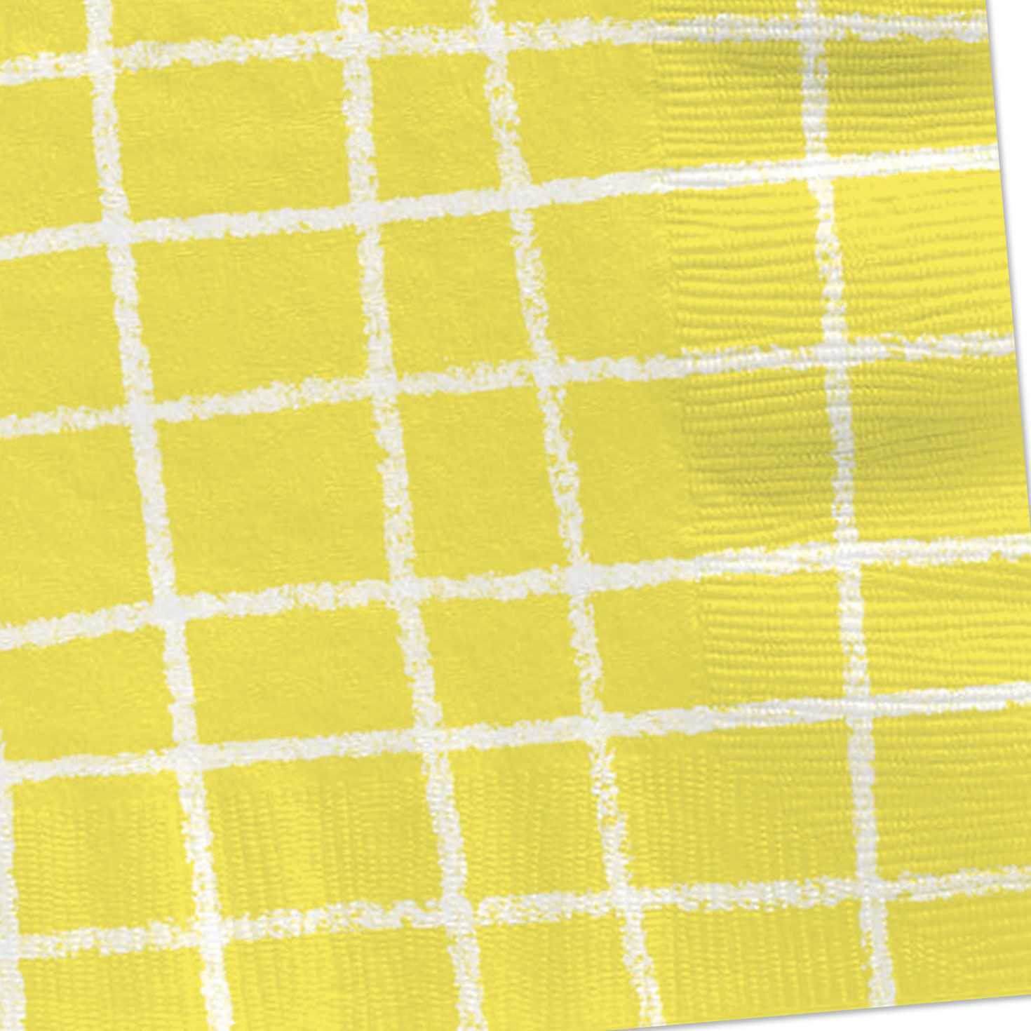 Yellow Grid Cocktail Napkins, Set of 16 for only USD 4.49 | Hallmark