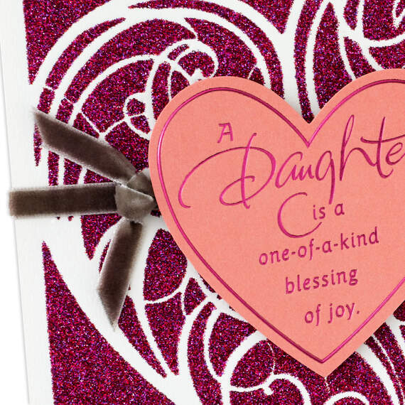 Truly Blessed Valentine's Day Card for Daughter - Greeting Cards