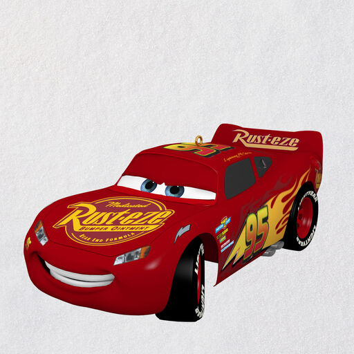 Disney/Pixar Cars 15th Anniversary Lightning McQueen Ornament With Sound, 