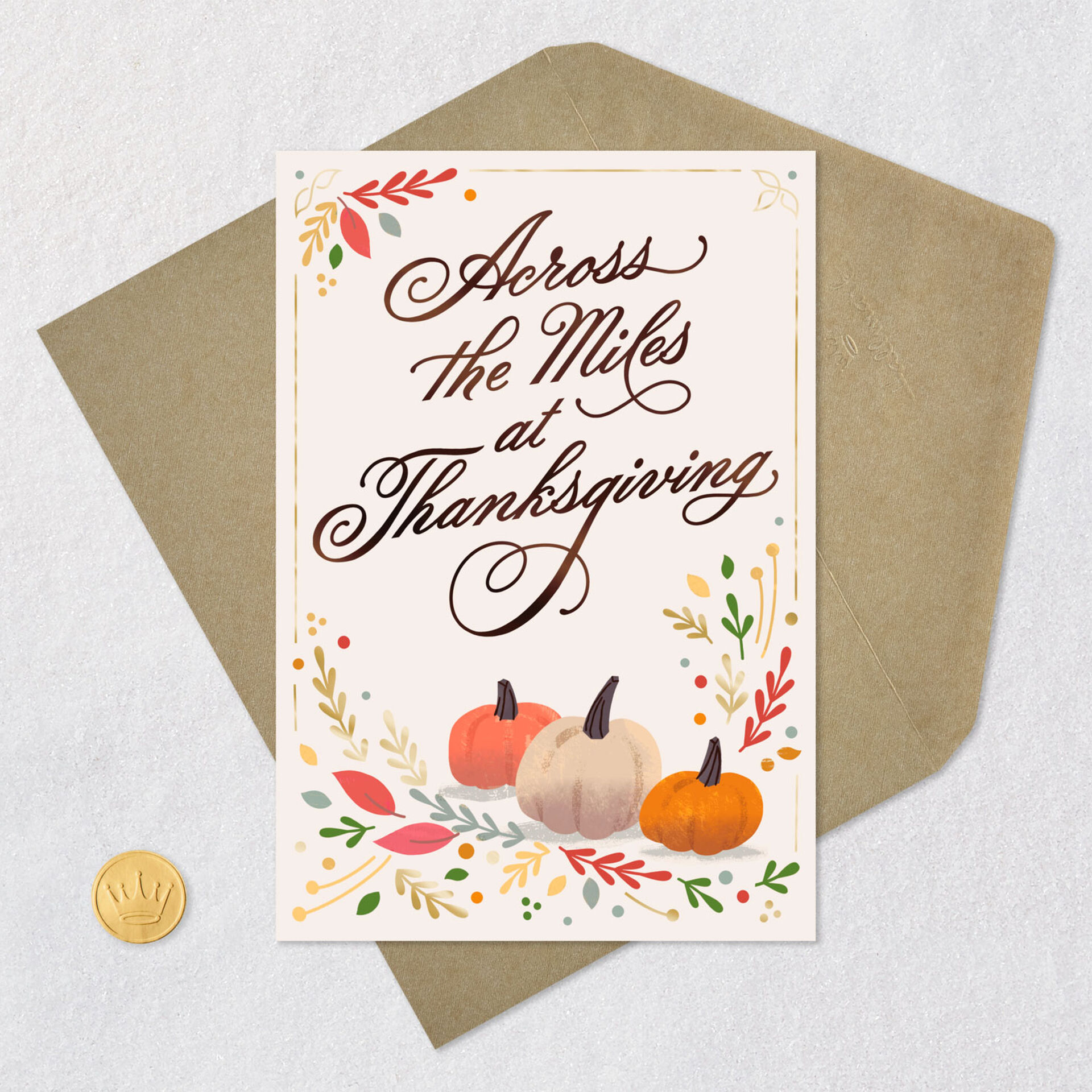 Always Close In Heart Across The Miles Thanksgiving Card Greeting Cards Hallmark 8998