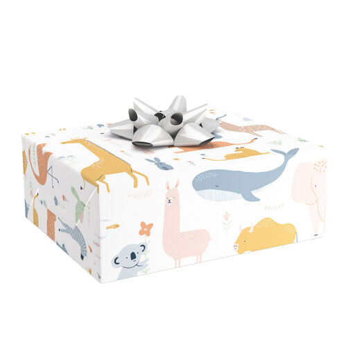 Baby Shower Wrapping Paper Romantic Bouquet Wrapping Paper 