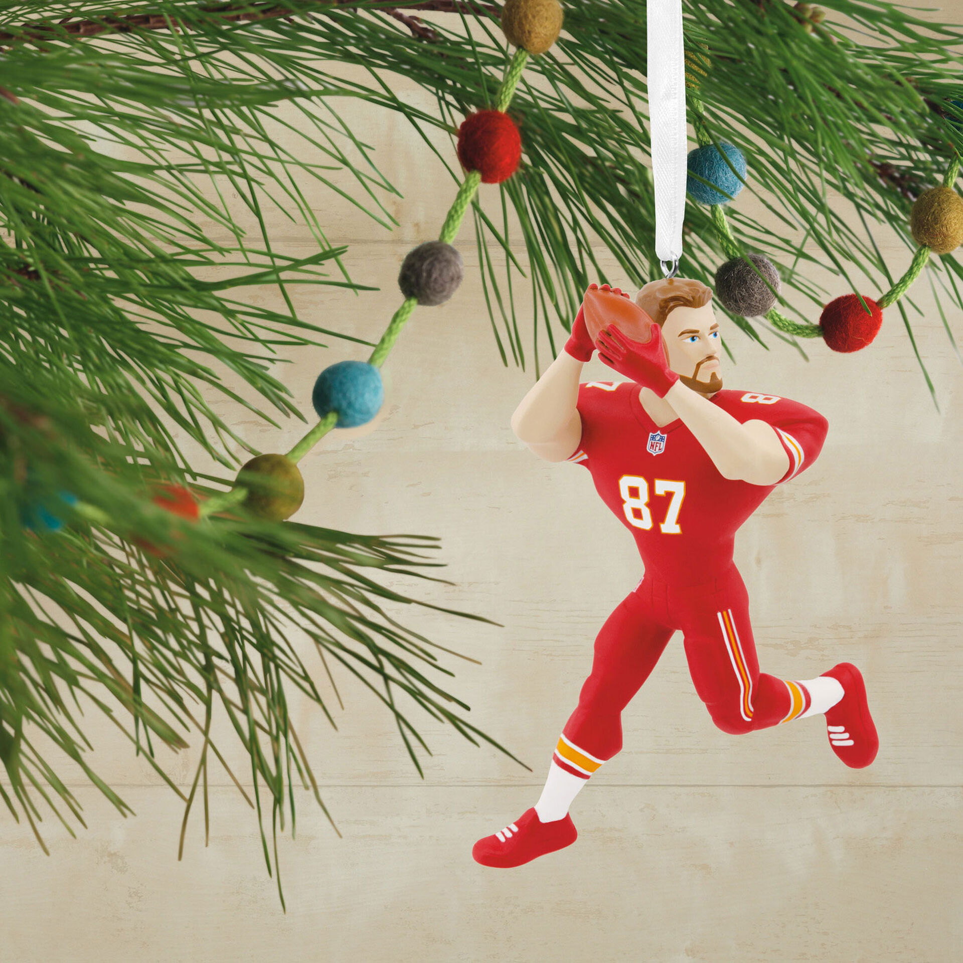 NFL Kansas City Chiefs Travis Kelce Hallmark Ornament Gift Ornaments