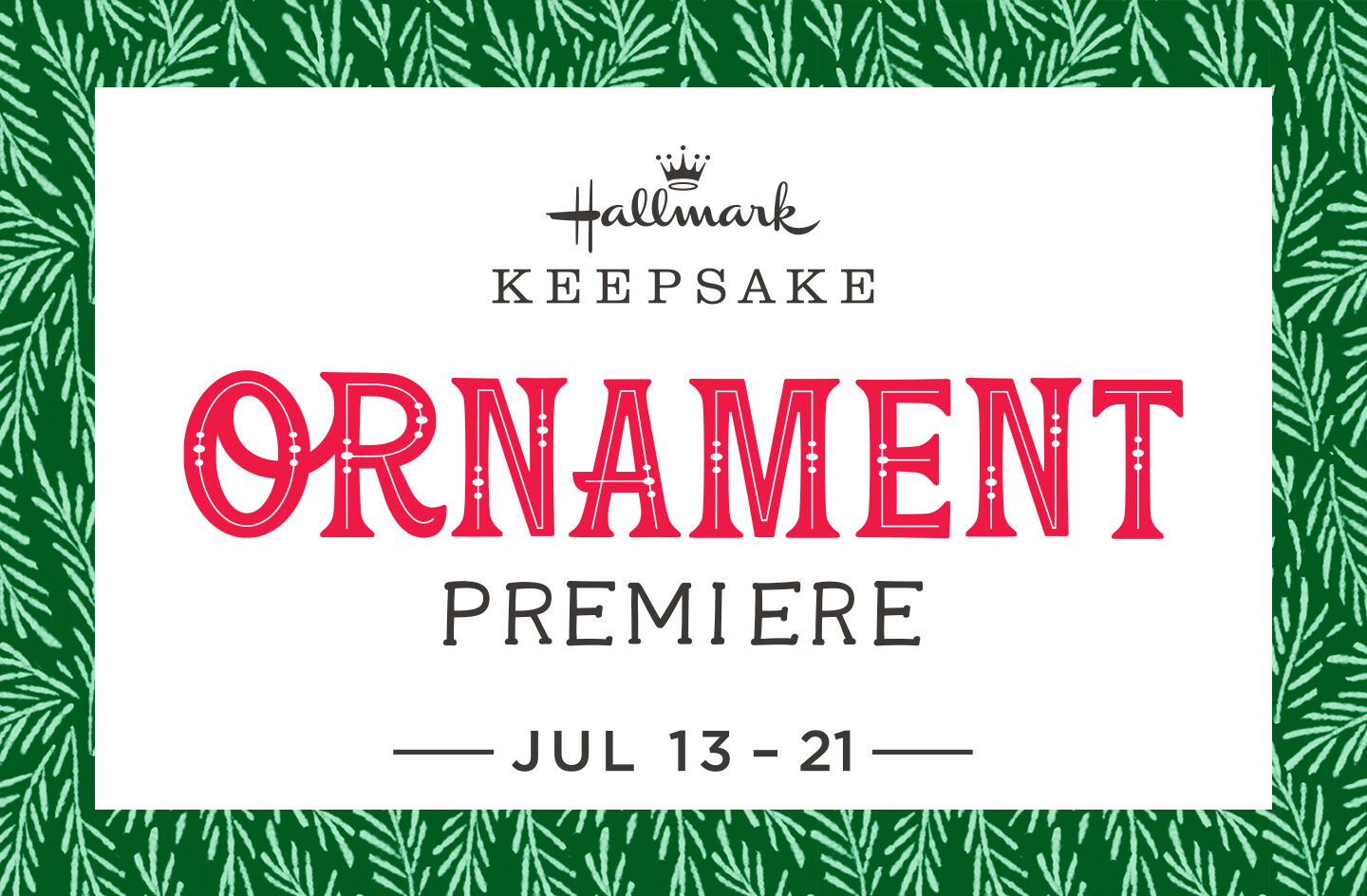 Keepsake Ornament Events | Hallmark