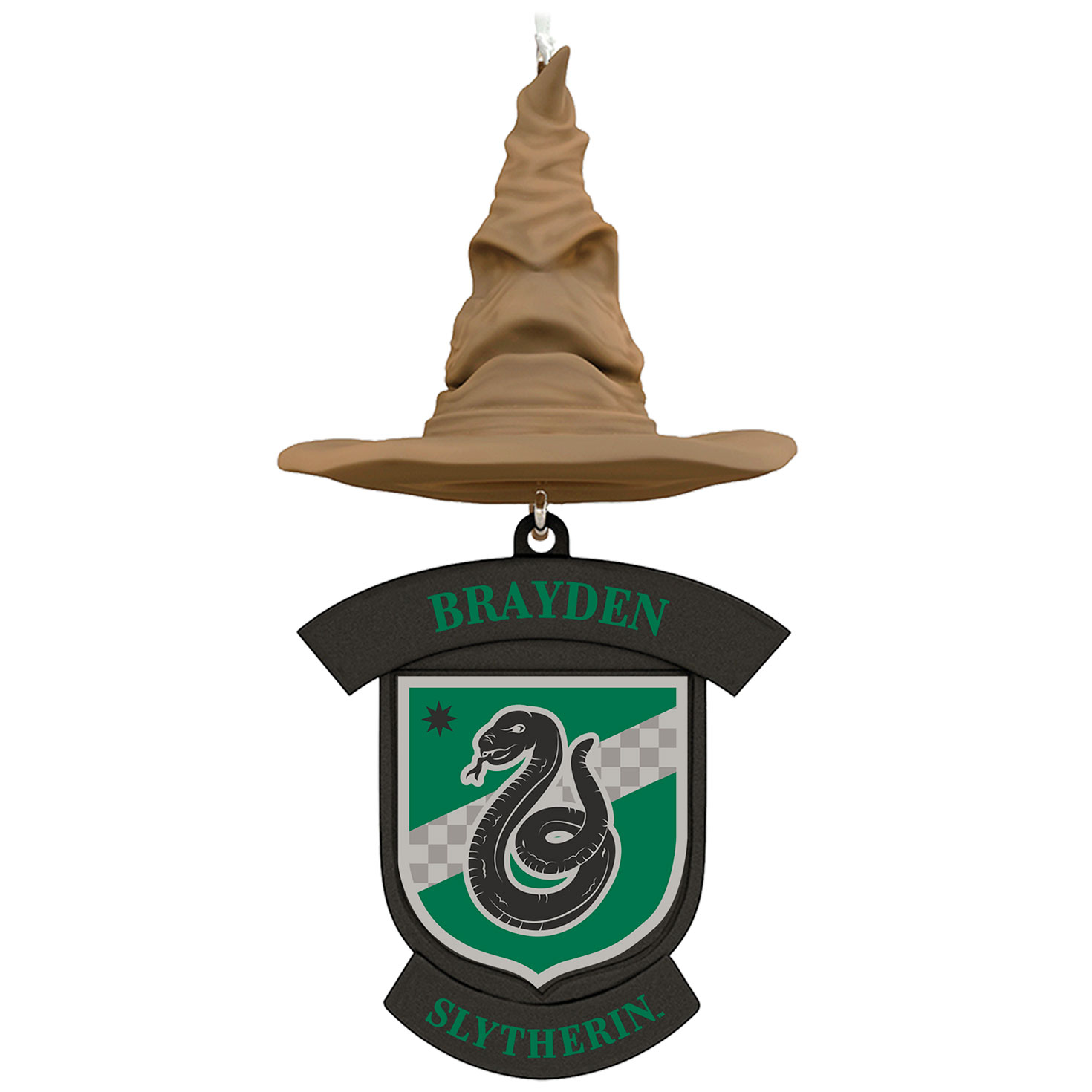 Harry Potter™ Sorting Hat Personalized Text Ornament, Slytherin™ for only  USD 25.99 | Hallmark
