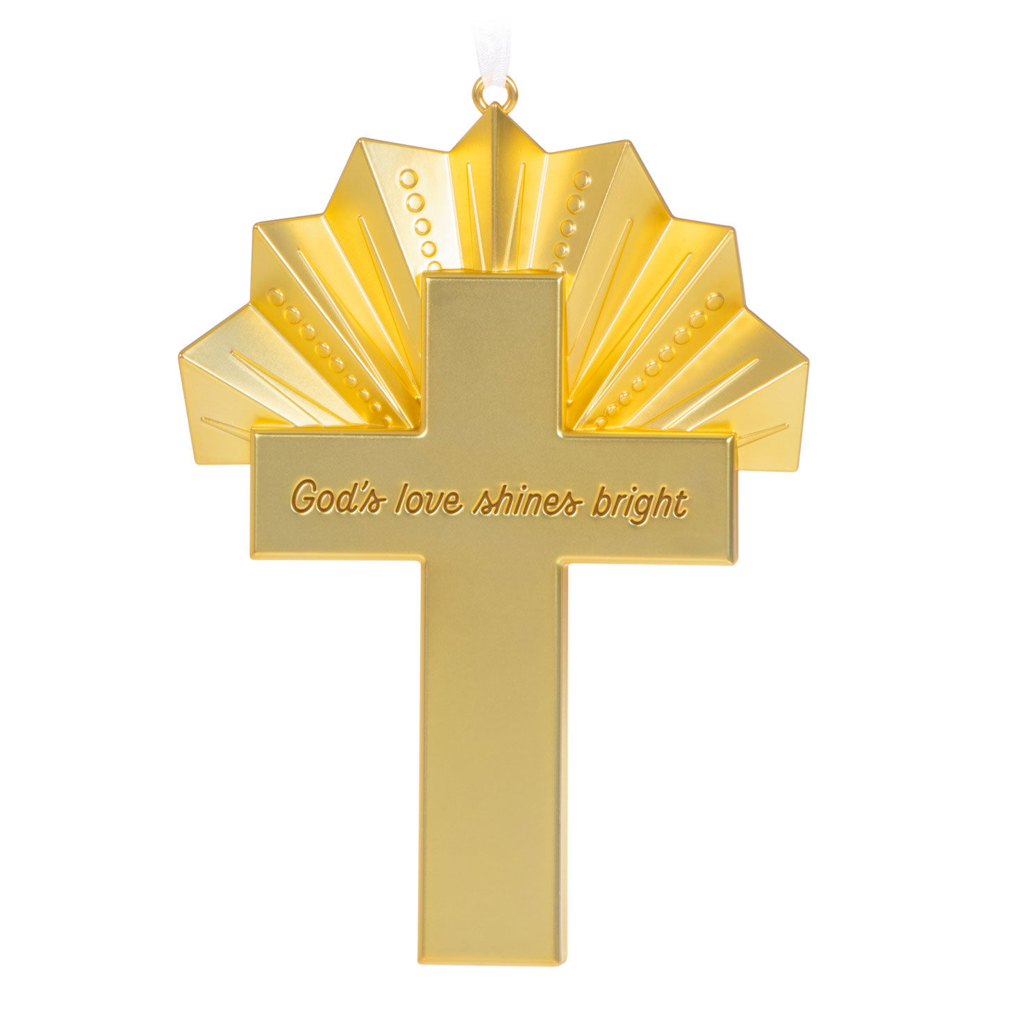 God's Love Shines Bright Metal Ornament - Keepsake Ornaments 