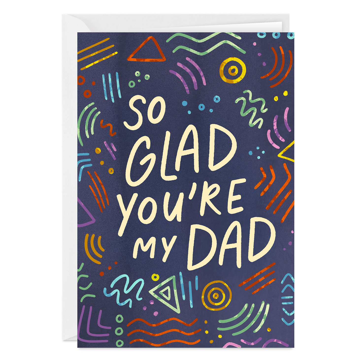 Glad You’re My Dad Folded Father's Day Photo Card - Greeting Cards ...