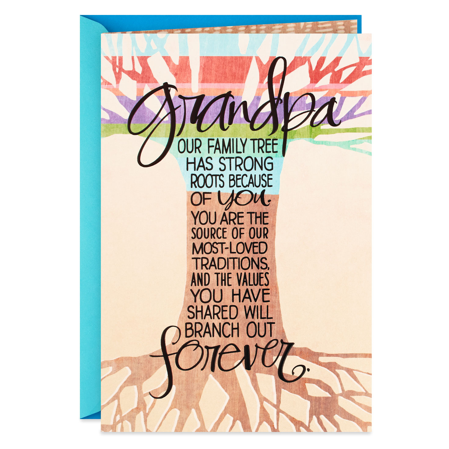 Download Our Family Tree Has Strong Roots Father's Day Card for ...