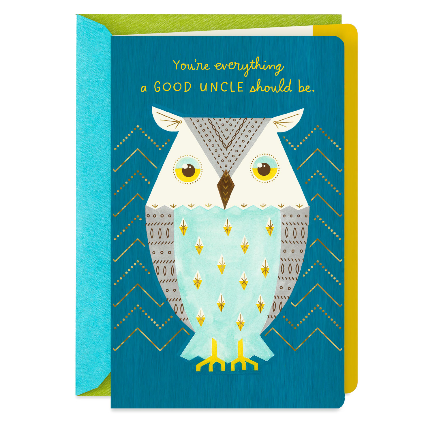 Owl For a Good Uncle Father's Day Card - Greeting Cards - Hallmark