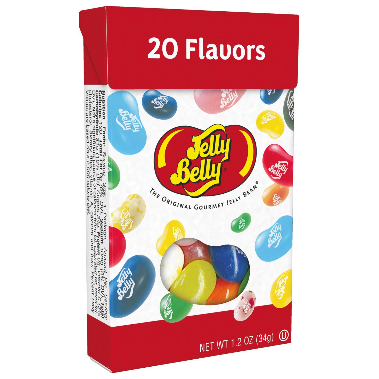 Jelly Belly 20 Assorted Flavors Jelly Beans, 1.2 oz. Box - Candy ...