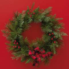 Free Holly Berry Wreath with purchase of $200 or more