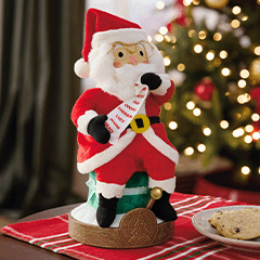 Save $10 Musical Tree-Lighting Santa Claus